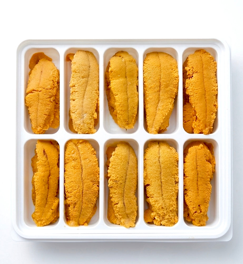 Fresh California Uni — Grade A, 10 holes tray