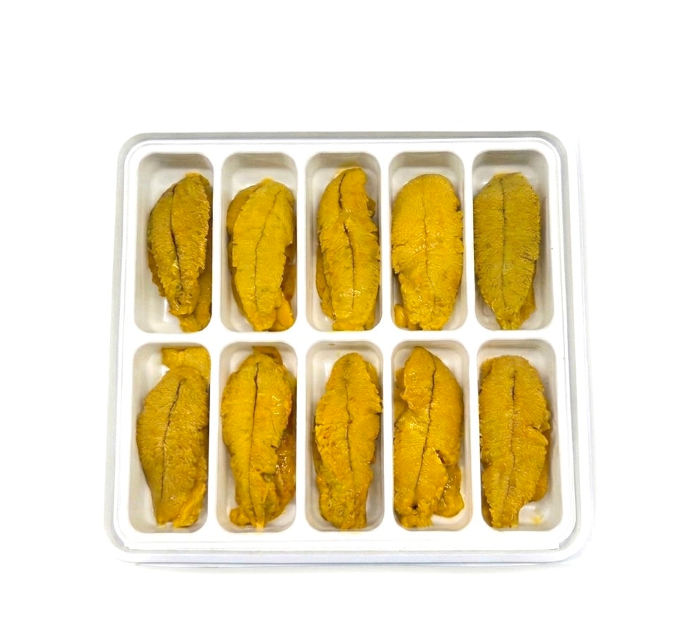 Fresh California Uni — Grade B, 10 holes tray