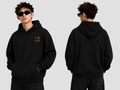 Chubby Club Embroidered Hoodie — Black
